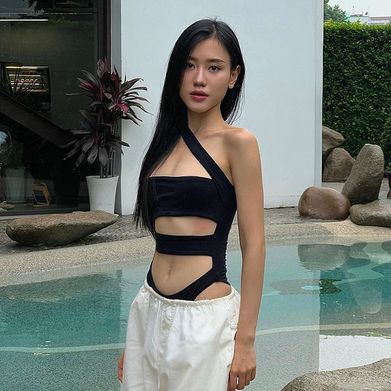 Bikini Liền Thân Khoét Eo EMMA Lệch Vai Tôn Dáng (Hàng Loại 1) | BigBuy360 - bigbuy360.vn