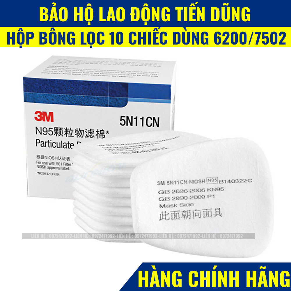 Bông Lọc Mặt Nạ Chống Độc 3m 6200/7502 Loại tốt