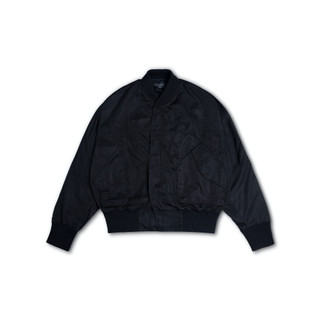 Áo bomber "goldie kimono" chất liệu gió pilot màu đen