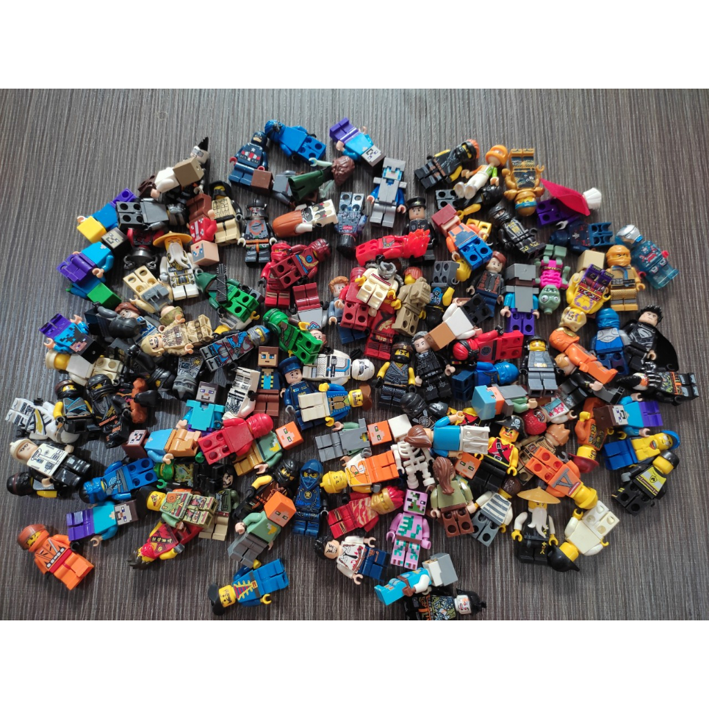 Đồ Chơi Lắp Ráp Xếp Hình Nhân Vật Minifigures, Set 5 nhân vật ( Seconhand )
