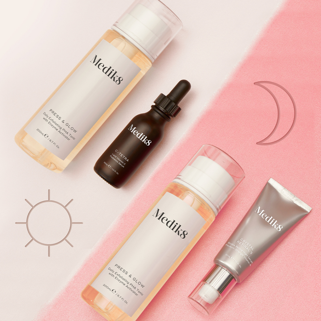 Nước Hoa Hồng Toner Medik8 Press & Glow 200ml