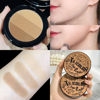 Phấn Tạo Khối 3 Màu Highlight & Shading Tạo Điểm Nhấn Và Đường Nét Cho Gương Mặt
