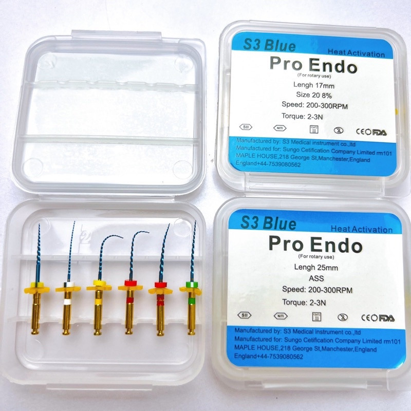 File Máy Nội Nha S3 Gold, S3 Blue, File Tay Dẻo