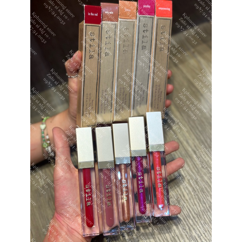 Son bóng căng mọng môi Trenddy Thỏi Nặng Tay Sang Choảnhhh STILA BEAUTY BOSS LIP GLOSS