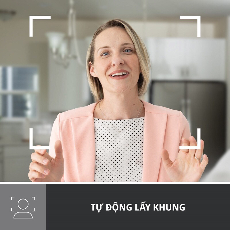 Webcam Logitech Full HD Brio 500 - Chỉnh ánh sáng, lấy khung hình, Mic kép giảm ồn, USB C