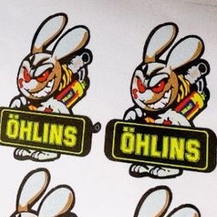 Sticker thỏ Ohlins