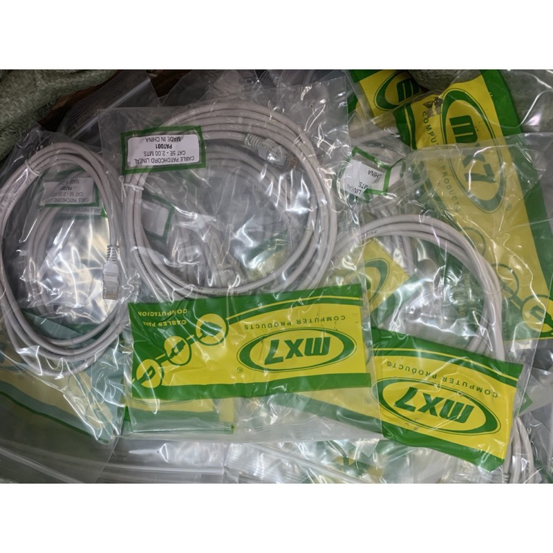 Thanh lý dây cáp mạng Lan RJ45 bấm sẵn 2 đầu đúc hàng loại 1 0,5m