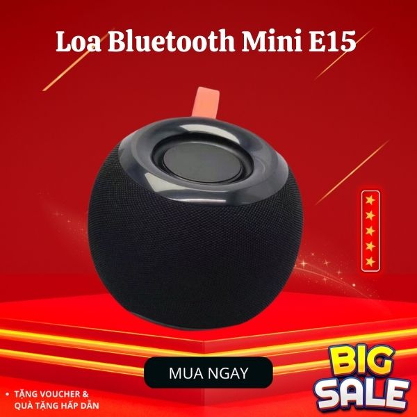 Loa Bluetooth Mini E15 Nghe Nhạc Chống Nước Âm Thanh Cực Hay