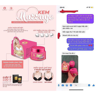 Kem Massage nở ngực siêu tốc