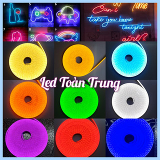  Led NEON 12v 5m dây đèn neon decor chữ trang trí theo yêu cầu 