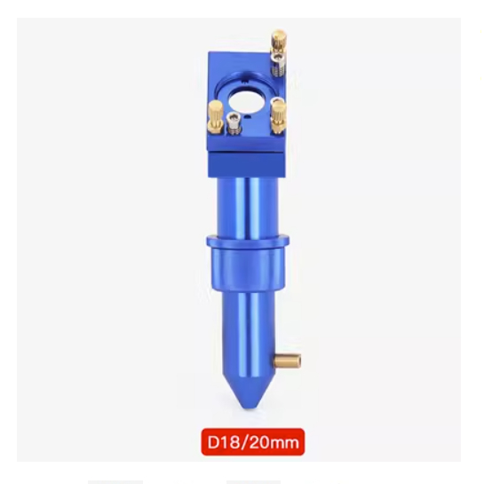 Đầu nhôm gắn thấu kính hội tụ 12mm máy laser co2