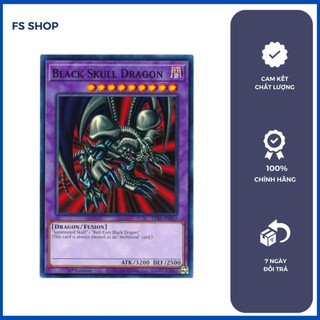 Thẻ bài Yugioh chính hãng Black Skull Dragon  (Common)