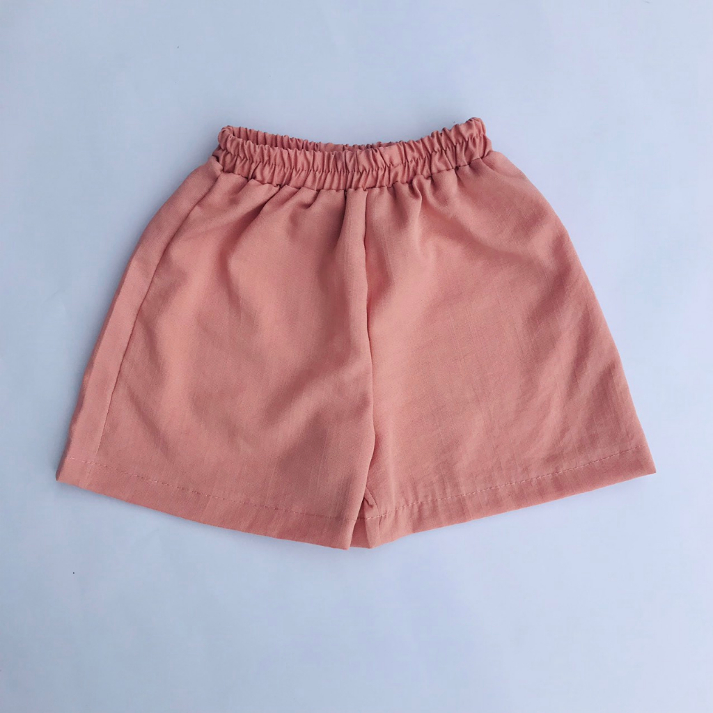 [Rẻ Mát Q01] Quần Short Bé Trai Quần Short Bé Gái Chất Đũi Xước Nhẹ Mát Thấm Hút Mồ Hôi Size 10-35kg