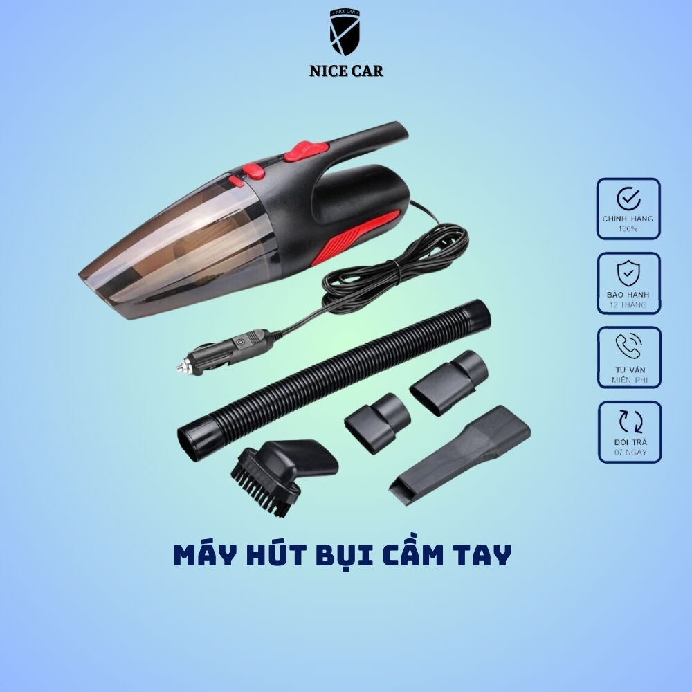 Máy hút bụi cầm tay ô tô, Máy hút bụi mini dành cho ô tô [bảo hành 1 năm]