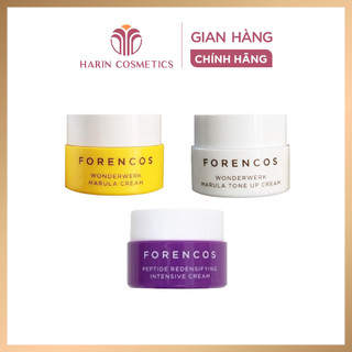 Kem dưỡng da ban đêm Forencos Mini 10g màu tím màu vàng, White Night Cream dưỡng ẩm da sáng hồng đều màu Harin Cosmetics