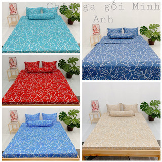 Bộ ga gối thun lạnh mẫu gân chăn/ mền ga gối thun hàn quốc ga gối minh anh/ changagoiminhanh