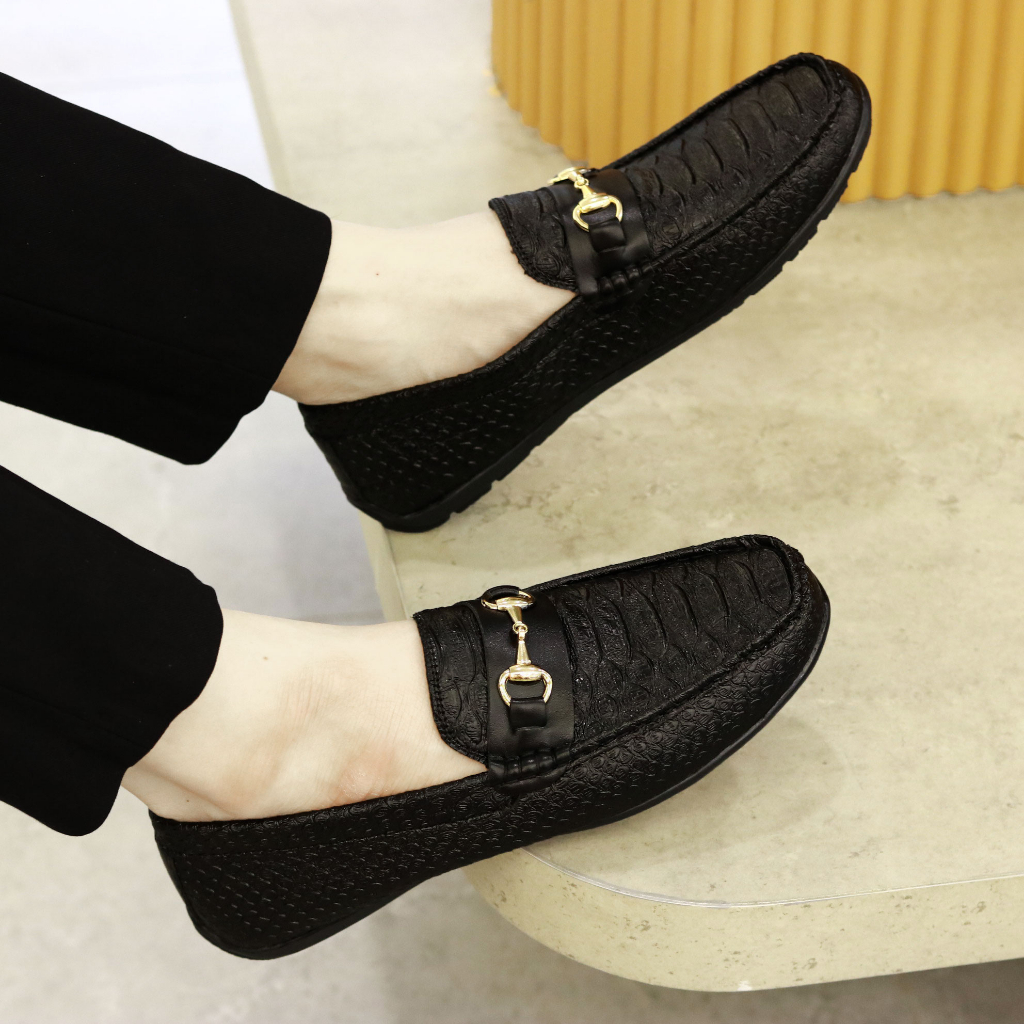 Giày Mọi Nam Công Sở Da PU Cao Cấp Phom Dáng Cực Ôm Chân Mã M013