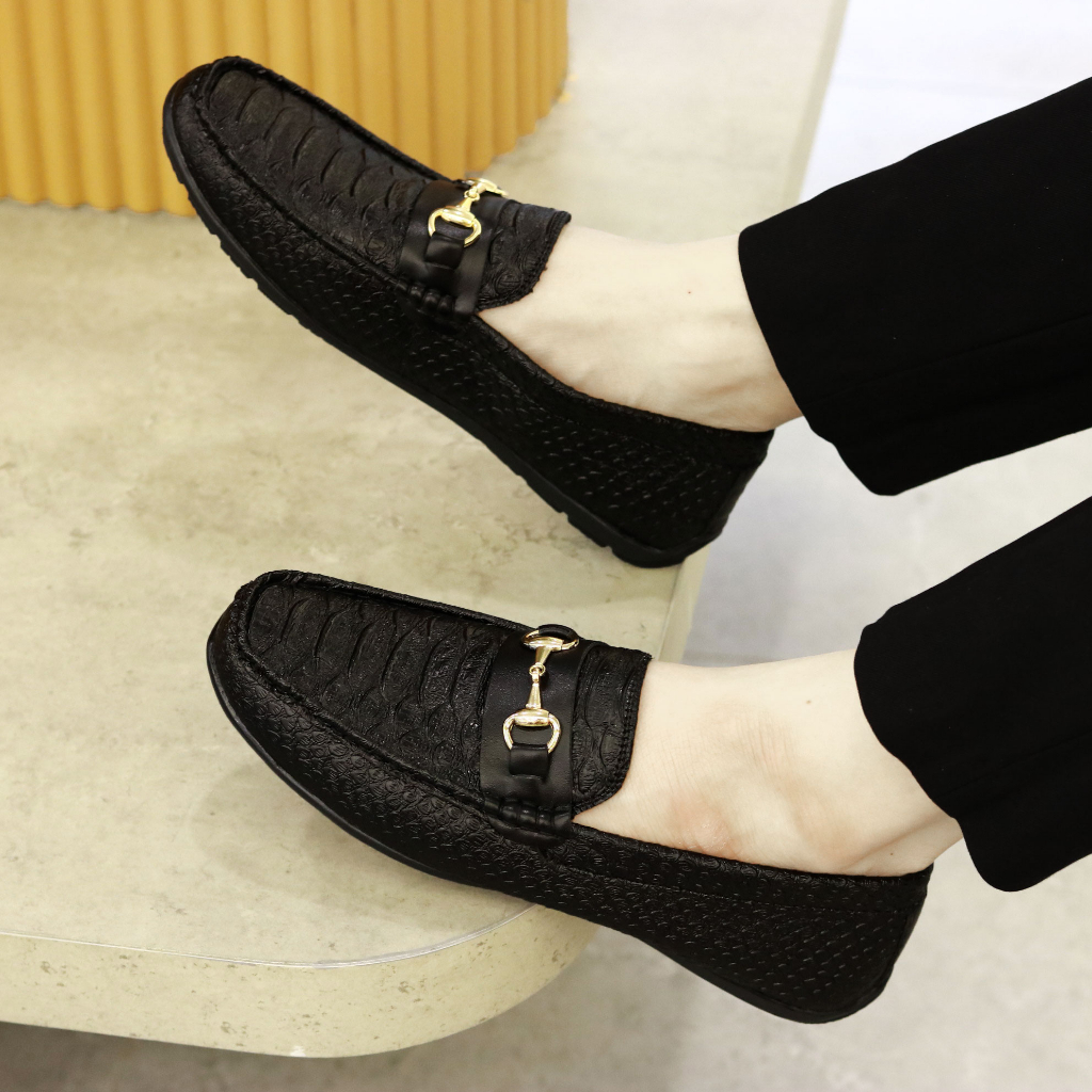 Giày Mọi Nam Công Sở Da PU Cao Cấp Phom Dáng Cực Ôm Chân Mã M013