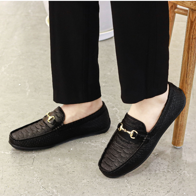 Giày Mọi Nam Công Sở Da PU Cao Cấp Phom Dáng Cực Ôm Chân Mã M013