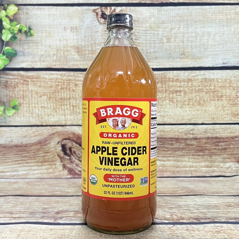 Giấm táo hữu cơ Bragg chai lớn tiết kiệm 946ML