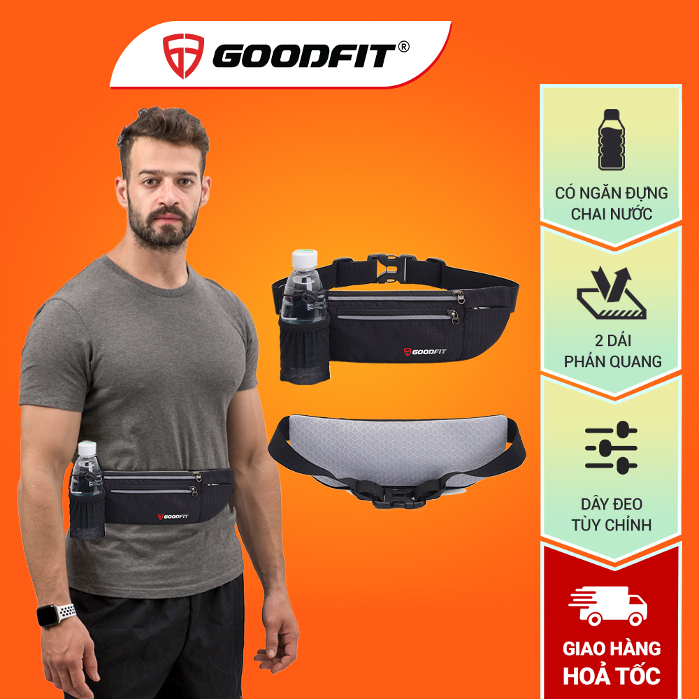 Đai chạy bộ, túi đeo hông chạy bộ đựng điện thoại chống nước GoodFit GF108RB