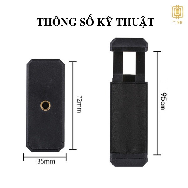 Gía Đỡ Điện Thoại, Dùng Cho Chân Máy Ảnh, Gắn Tripod Ren 1/4 Inch Siêu Bền