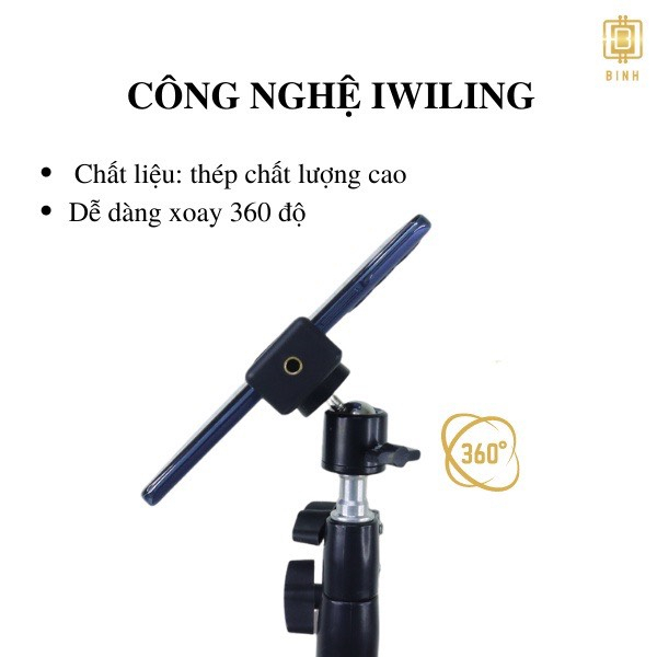 Gía Đỡ Điện Thoại, Dùng Cho Chân Máy Ảnh, Gắn Tripod Ren 1/4 Inch Siêu Bền