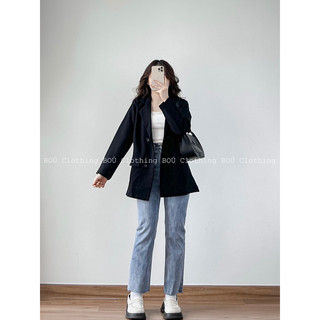 Áo blazer nữ tay dài (Ảnh thật)