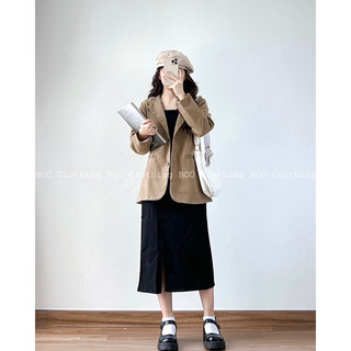 Áo blazer nữ tay dài (Ảnh thật)