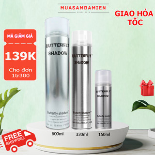 Gôm xịt tóc, keo xịt tóc Nam Nữ, xịt giữ nếp tóc, Gôm Butterfly Shadow chính hãng đủ size