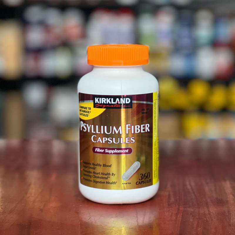 Bổ sung chất xơ Kirkland Psyllium fiber capsules kirkland fiber 360 viên