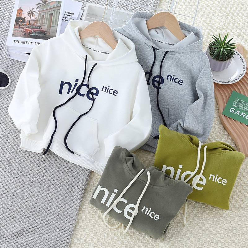 Áo hoodie cho bé trai và bé gái - Áo nỉ có mũ Baby