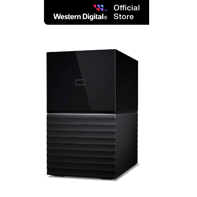 [Mã ELCL12 giảm 9% đơn 300K] Ổ Cứng để bàn HDD Western Digital WD My Book Duo 16TB- 3.5" 2 khay- WDBFBE0160JBK