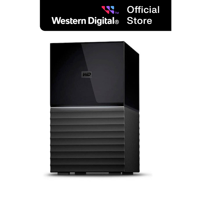 [Mã ELCL12 giảm 9% đơn 300K] Ổ Cứng để bàn HDD Western Digital WD My Book Duo 16TB- 3.5" 2 khay- WDBFBE0160JBK