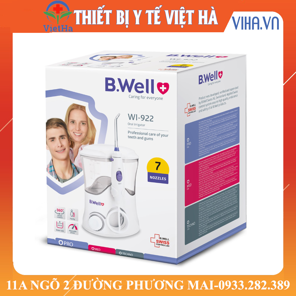 MÁY TĂM NƯỚC GIA ĐÌNH BWELL 922 - B.WELL WI-922 HÀNG CHÍNH HÃNG SẢN XUẤT THỤY SỸ BỎ HÀNH 2 NĂM