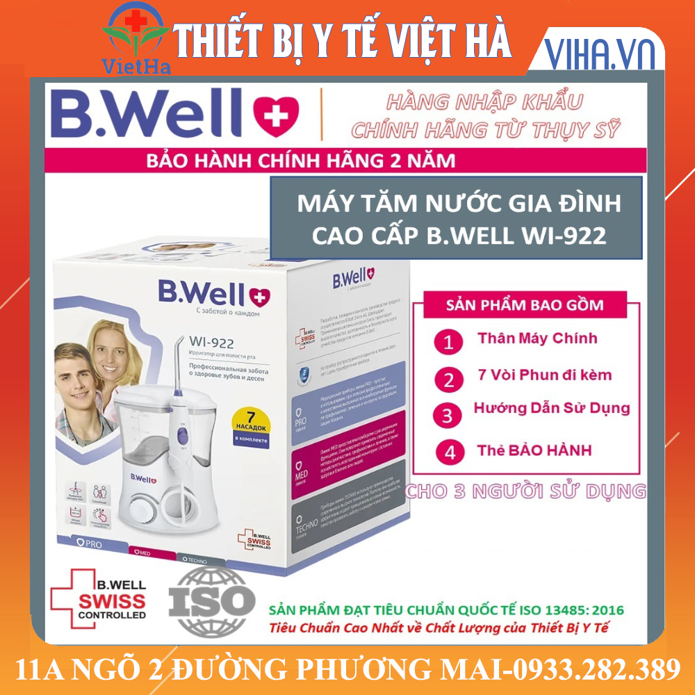 MÁY TĂM NƯỚC BWELL THỤY SỸ - MÁY TĂM NƯỚC GIA ĐÌNH ĐỂ BÀN B.WELL WI922 HÀNG CHĨNH HÃNG BH 2 NĂM