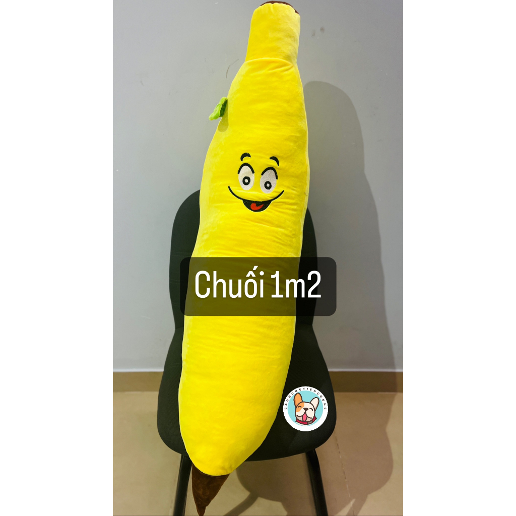 (Ảnh thật) Gấu Bông Trái Chuối 1m2, Gối Ôm Quả Chuối Siêu Cute Giá Rẻ Chất Lượng Cao