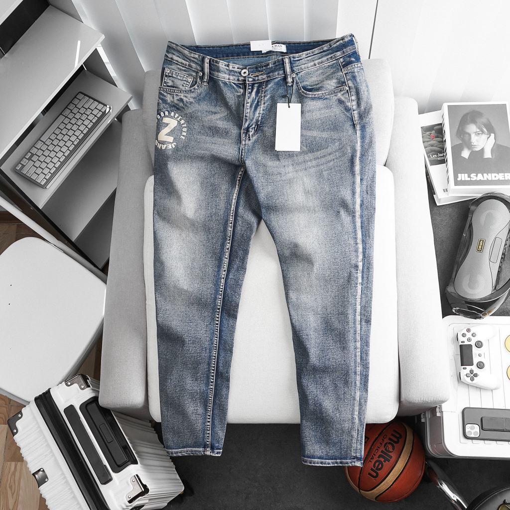 Quần jean nam size đại đến 120kg slimfit co giãn xuất khẩu