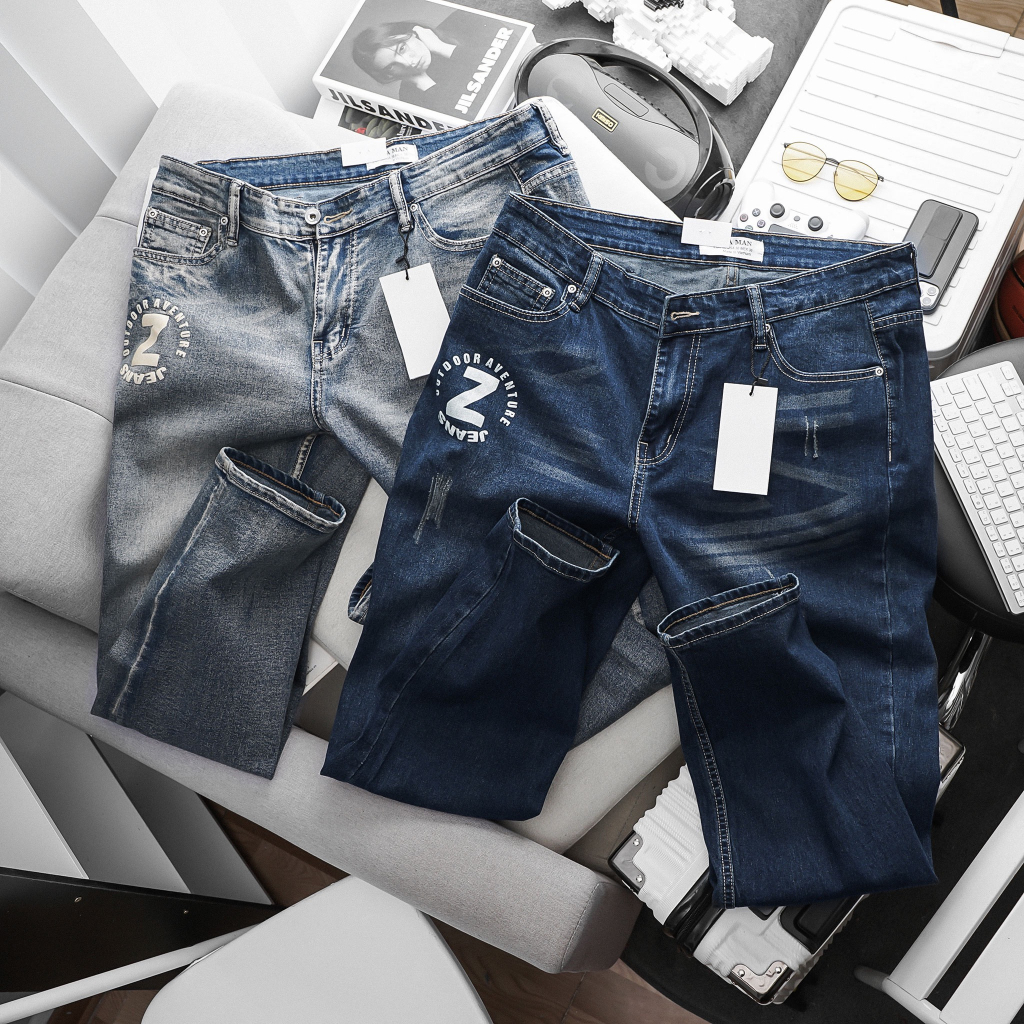 Quần jean nam size đại đến 120kg slimfit co giãn xuất khẩu