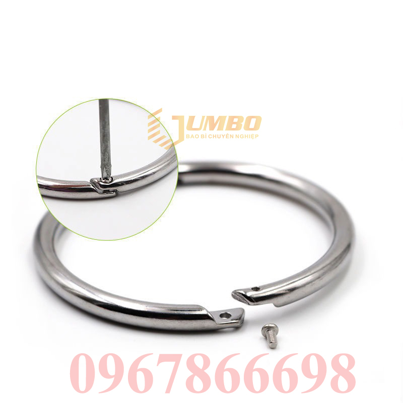 Vòng xỏ mũi trâu bò bằng thép không gỉ rất bền