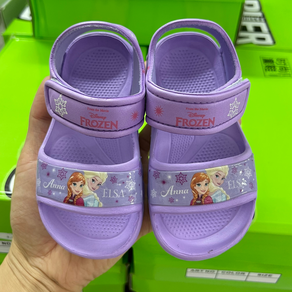 Sandal xốp Siêu Nhẹ Elsa 4 màu phiên bản 2023 siêu đáng yêu cho bé trai bé gái 1-5 tuổi nhẹ, mềm và chống trơn trượt