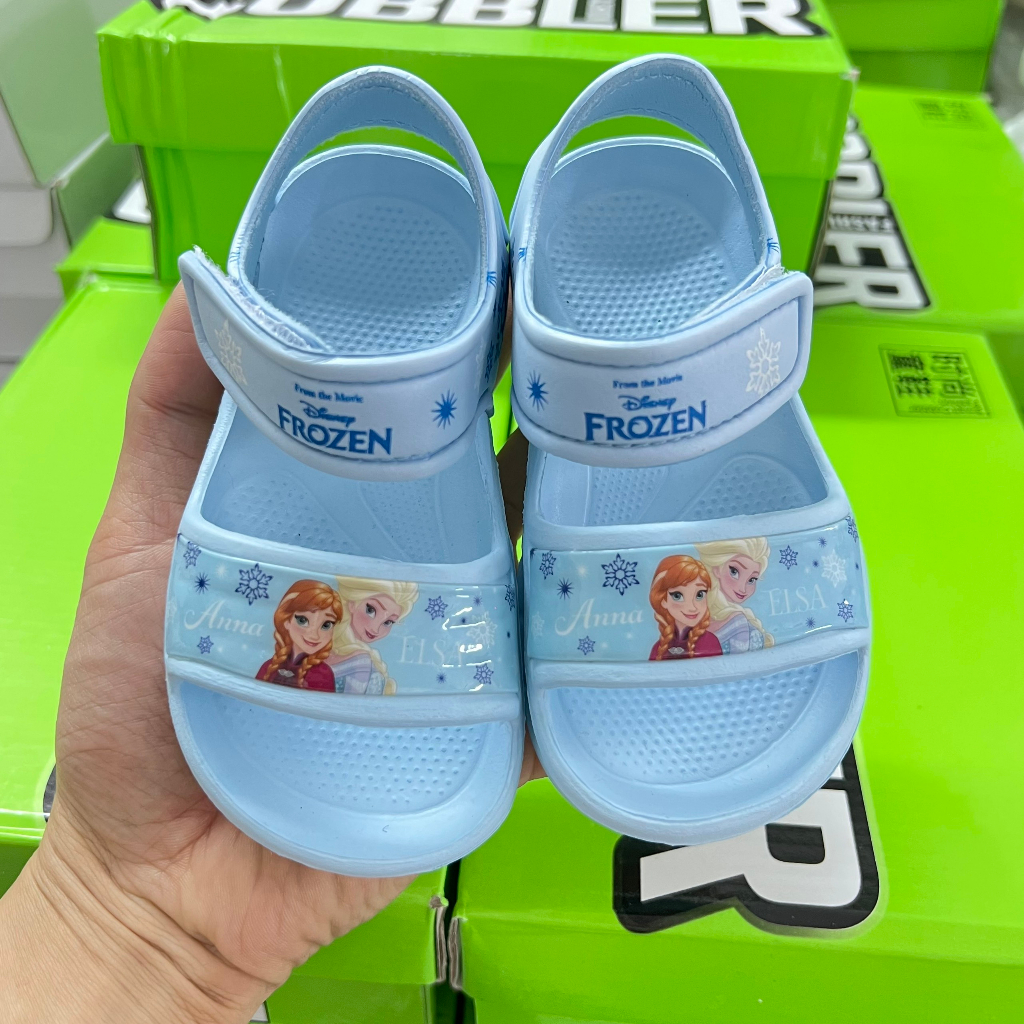 Sandal xốp Siêu Nhẹ Elsa 4 màu phiên bản 2023 siêu đáng yêu cho bé trai bé gái 1-5 tuổi nhẹ, mềm và chống trơn trượt