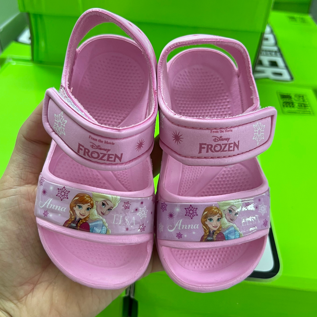 Sandal xốp Siêu Nhẹ Elsa 4 màu phiên bản 2023 siêu đáng yêu cho bé trai bé gái 1-5 tuổi nhẹ, mềm và chống trơn trượt