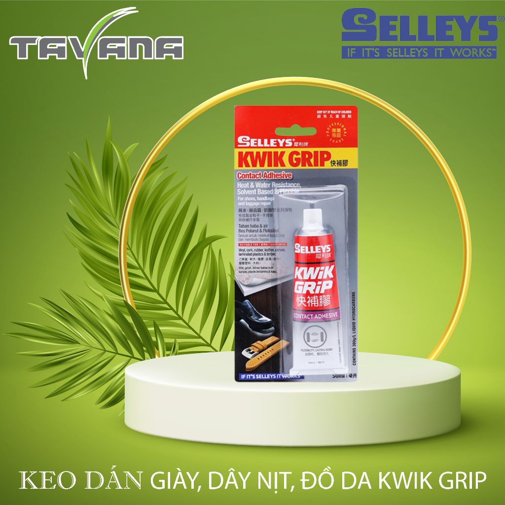 Keo Dán Giày, Dây Nịt Đa Năng Selleys Kwik Grip 50ml TVNM