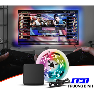 Ambilight với app tuya điều khiển led full màu argb neopixel ws2812b 60led/mét 5v hắt viền màn hình máy tính pc
