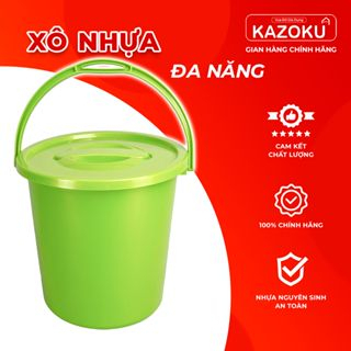 Xô Nhựa, Xô Nước - 4L/6L/8L - Nhựa Nam Dương - Vua Đồ Gia Dụng Kazoku [XKM]