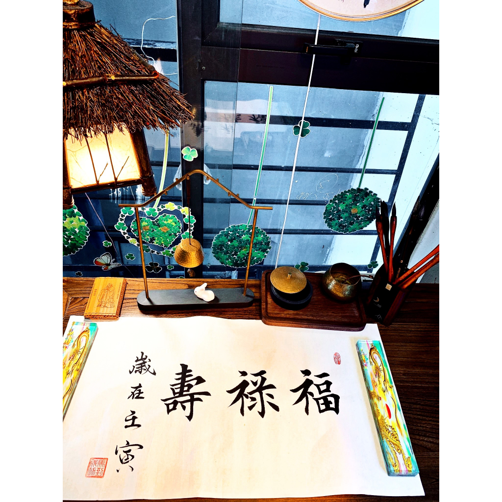 Giấy xuyến chỉ có kẻ ô li mễ hồi cung 10cm viết thư pháp bút lông-tc9