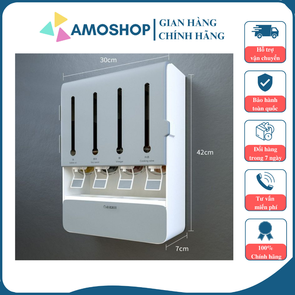 Tủ đựng gia vị nhà bếp treo tường thông minh tủ đựng gia vị thông minh nhà bếp treo tường