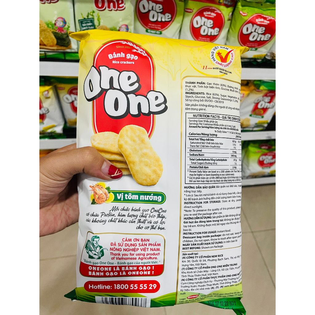BÁNH GẠO ONE ONE 150G TỪ GẠO JOPANICO