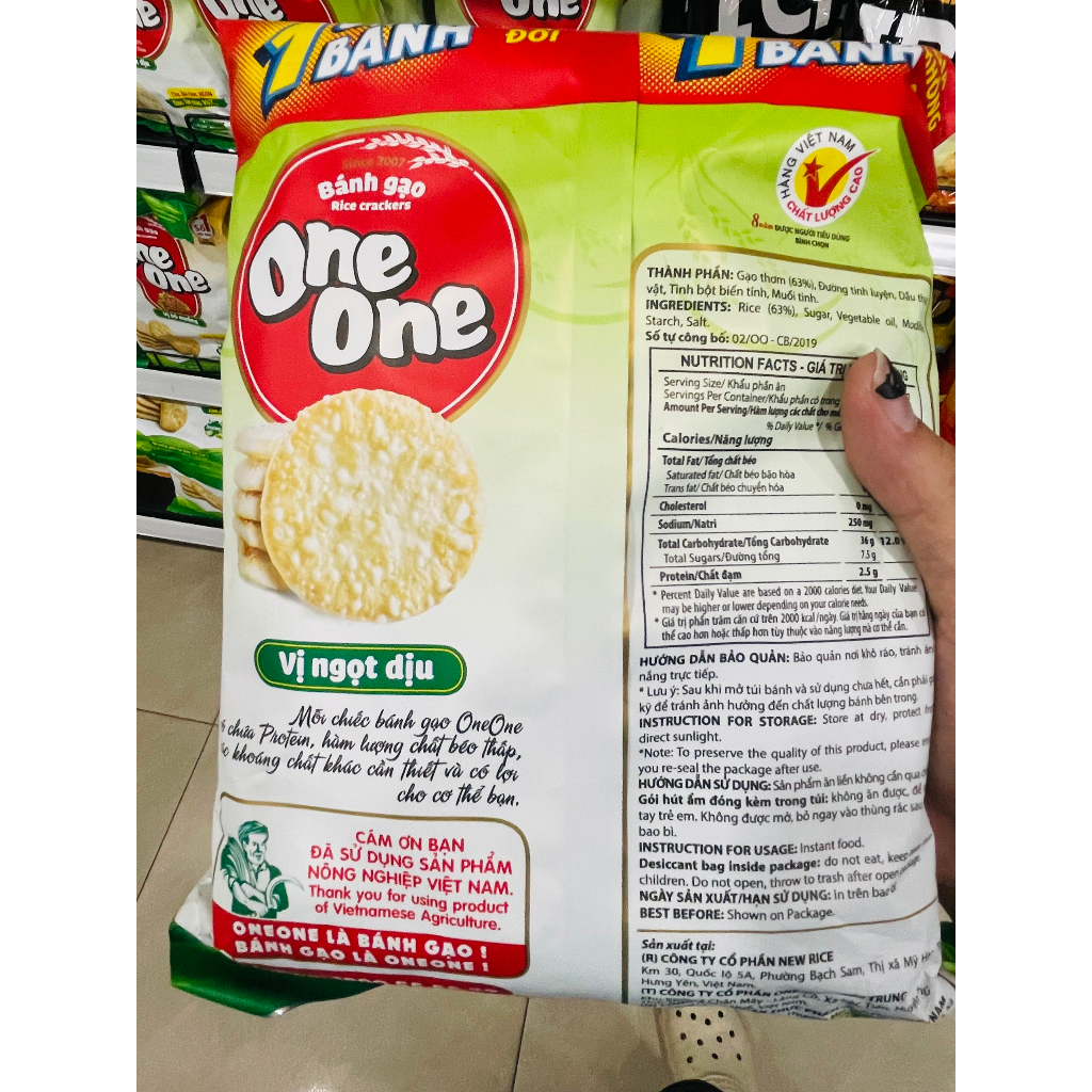 BÁNH GẠO ONE ONE 150G TỪ GẠO JOPANICO